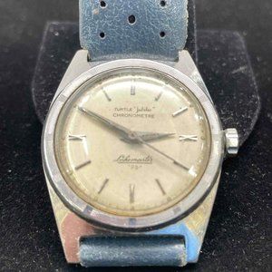 1960s Turtle Jubilee LAKEMASTER 25 Jewel Automatic ZELL BROS Swiss Watch RAREST!
